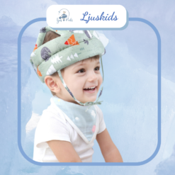 Mũ bảo hiểm cho bé tập đi chống va đập, siêu nhẹ / thoáng - Ljuskids