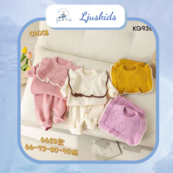 Bộ quần áo len cho bé 0-3 tuổi -2023 - Ljuskids
